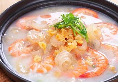 海鲜虾仁粥
