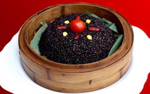 黑米饭