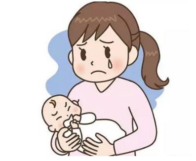 坐月子哭泣
