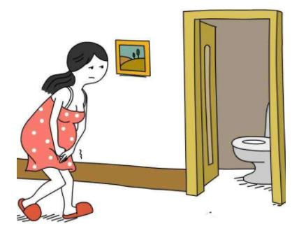 一胎动就想上厕所
